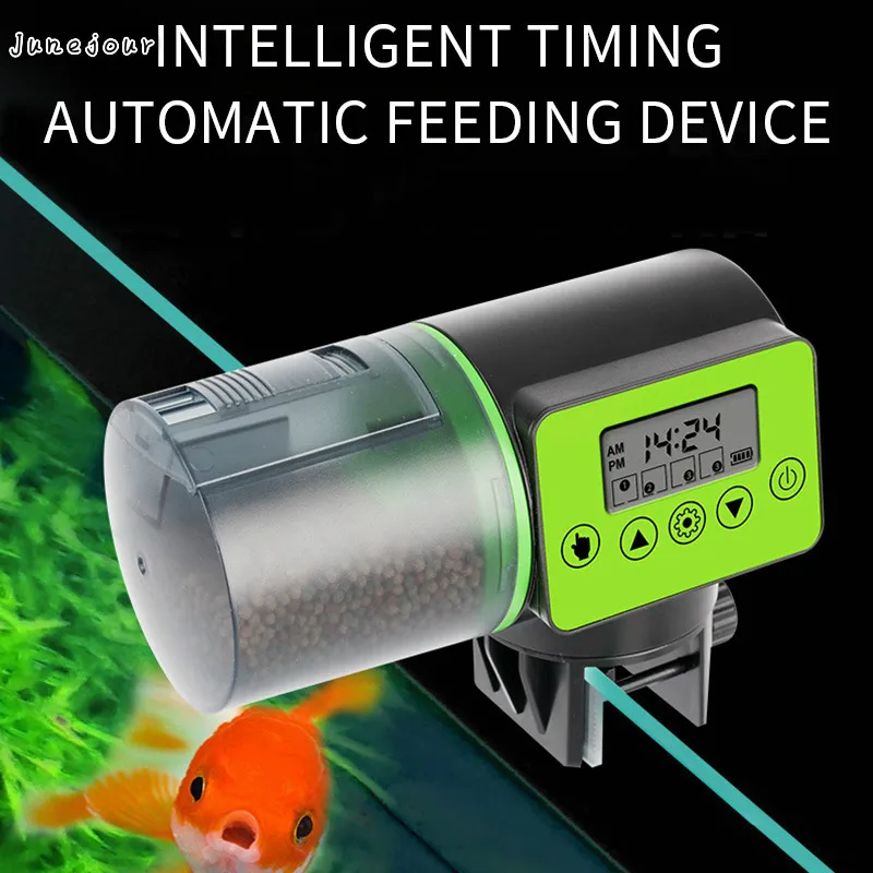 New Smart Automatic Fish Feeder Aquarium Feeder Fish Tank Auto Feeding Dispenser with LCD Indicates Timer Aquarium Accessories
New Smart Automatic Fish Feeder Aquarium Feeder Fish Tank Auto Feeding Dispenser with LCD Indicates Timer Aquarium Accessories