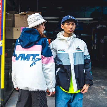 Autumn and Winter New Street Color-colored Letters Printing Couple Loose Thick Coat Cotton Coat Casual Jacket
Autumn and Winter New Street Color-colored Letters Printing Couple Loose Thick Coat Cotton Coat Casual Jacket