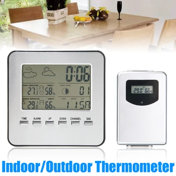 1 Set Wireless Thermometer Hygrometer Weather Station Indoor Outdoor Digital Analysis Temperature Instruments
1 Set Wireless Thermometer Hygrometer Weather Station Indoor Outdoor Digital Analysis Temperature Instruments