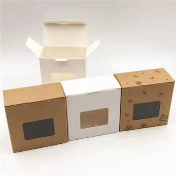 20Pcs Kraft Candy Box Clear PVC Windows Displays Gifts Box DIY Handmade Soap Packing wedding Candy/Chocolate/Cookie Boxes
20Pcs Kraft Candy Box Clear PVC Windows Displays Gifts Box DIY Handmade Soap Packing wedding Candy/Chocolate/Cookie Boxes