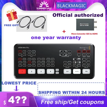 Blackmagic Design ATEM Mini Pro ISO/ ATEM Mini HDMI Original Live Stream Switcher Multi-view and Recording New Features Capture
Blackmagic Design ATEM Mini Pro ISO/ ATEM Mini HDMI Original Live Stream Switcher Multi-view and Recording New Features Capture