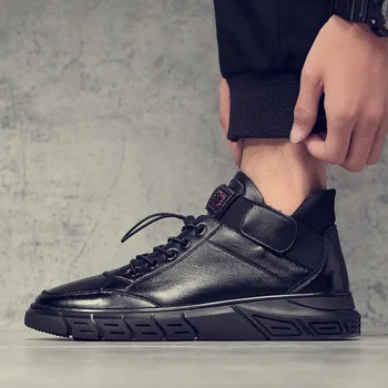 England Style Men's Mid-top Martin Boots Brand New Full-grain Leather Shoes Spring/Autumn Hight-top Round Toe Sneaker Boot
England Style Men's Mid-top Martin Boots Brand New Full-grain Leather Shoes Spring/Autumn Hight-top Round Toe Sneaker Boot