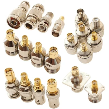 SMA To N BNC TNC F Type Connectors Male Female Kits 20 in 1 N To SMA BNC To SMA TNC To SMA RF Adapter
SMA To N BNC TNC F Type Connectors Male Female Kits 20 in 1 N To SMA BNC To SMA TNC To SMA RF Adapter