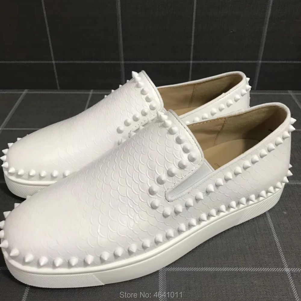 Slip on cl andgz Full White Wave Cow leather Red bottom Low Cut Sneaker For Men Sports shoes circle Rivet casual Flat Loafers
Slip on cl andgz Full White Wave Cow leather Red bottom Low Cut Sneaker For Men Sports shoes circle Rivet casual Flat Loafers