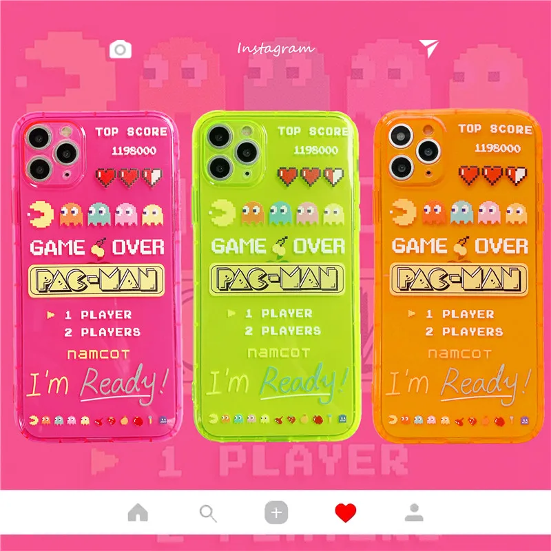 Лидер продаж флуоресцентный силиконовый мягкий чехол INS Gameboy для телефона iPhone 11 Pro