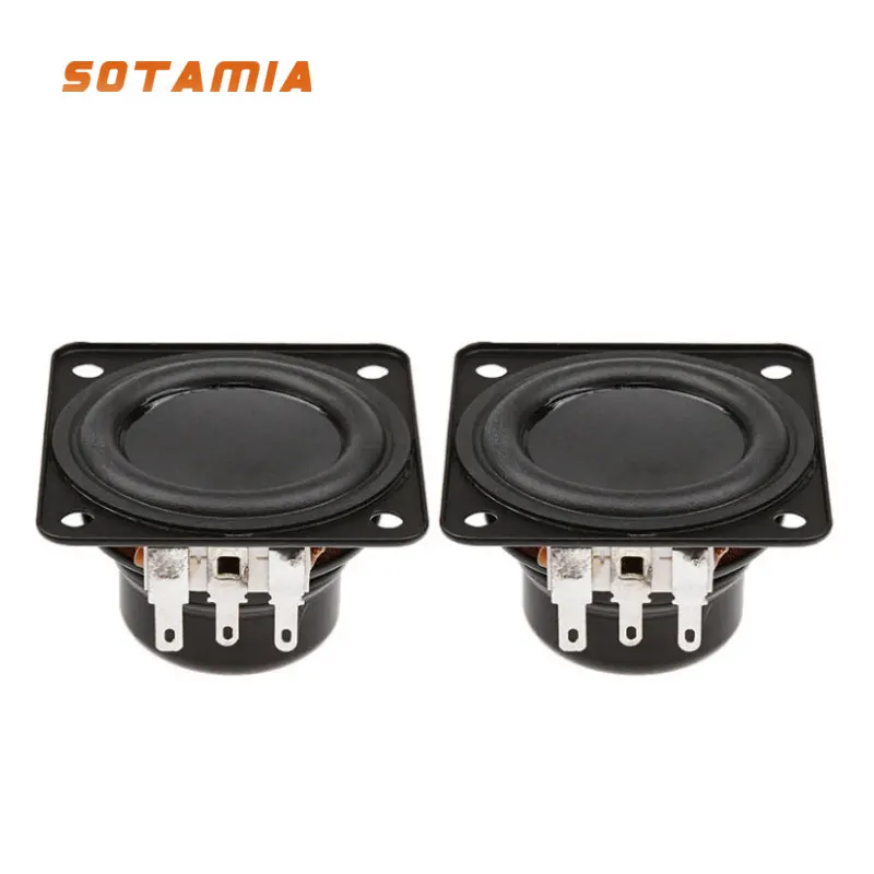 SOTAMIA 2Pcs 45MM Mini Full Range Sound Speaker Driver 4 Ohm 6 W Loudspeaker DIY Bluetooth Speaker For Home Theater
SOTAMIA 2Pcs 45MM Mini Full Range Sound Speaker Driver 4 Ohm 6 W Loudspeaker DIY Bluetooth Speaker For Home Theater