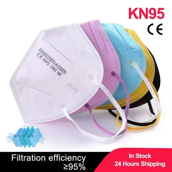 60PCS Five Color FFP2 Mask 5-Layer KN95 Respirator FFP3 Face Mask Dustproof Against Pollution Facial Protection KN95 mascarillas
60PCS Five Color FFP2 Mask 5-Layer KN95 Respirator FFP3 Face Mask Dustproof Against Pollution Facial Protection KN95 mascarillas