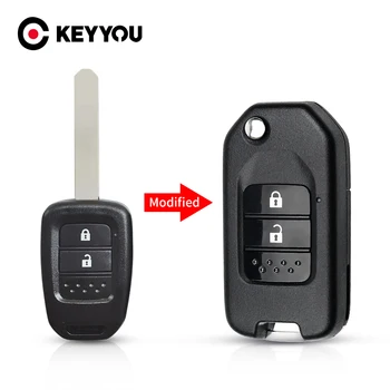 KEYYOU Cutting Blade 2/3 Button Car Style Folding Flip Remote Key Shell For Honda Civic City XRV Vezel Key Blank Case Fob Cover
KEYYOU Cutting Blade 2/3 Button Car Style Folding Flip Remote Key Shell For Honda Civic City XRV Vezel Key Blank Case Fob Cover