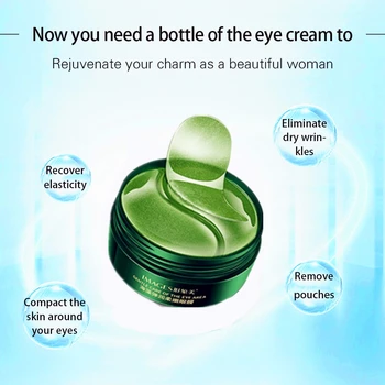 Factory Price 60Pcs Seaweed Eye Essence Pure Green Tea Eye Masks Anti Wrinkle Moisturizing Dark Circle Firming Lifting Skin Car
Factory Price 60Pcs Seaweed Eye Essence Pure Green Tea Eye Masks Anti Wrinkle Moisturizing Dark Circle Firming Lifting Skin Car