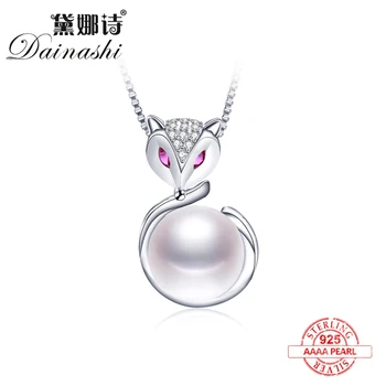 2020 New Genuine Freshwater Pearl fox Zircon Pendants Fashion 925 Sterling Silver Necklace Gift For Women Fine Jewelry With Box
2020 New Genuine Freshwater Pearl fox Zircon Pendants Fashion 925 Sterling Silver Necklace Gift For Women Fine Jewelry With Box