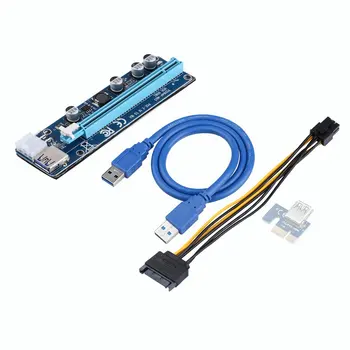 Compact Design Stability And Safety PCI-E 1X TO 16X PCEI64P-N03 008C USB 3.0 Cable Adapter 6PIN Power Line Blue
Compact Design Stability And Safety PCI-E 1X TO 16X PCEI64P-N03 008C USB 3.0 Cable Adapter 6PIN Power Line Blue