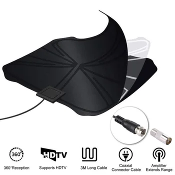 Indoor 980 Mile Digital HDTV Antenna TV receiver 28db support full hd 4K DVB-T2 Signal satellite receiver dish Aerial
Indoor 980 Mile Digital HDTV Antenna TV receiver 28db support full hd 4K DVB-T2 Signal satellite receiver dish Aerial