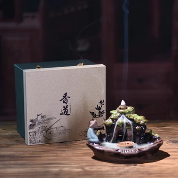 Backflow Incense Holder Ceramic Incense Burner Incense Cones Holder Home Decoration Creative Gift WWO66
Backflow Incense Holder Ceramic Incense Burner Incense Cones Holder Home Decoration Creative Gift WWO66