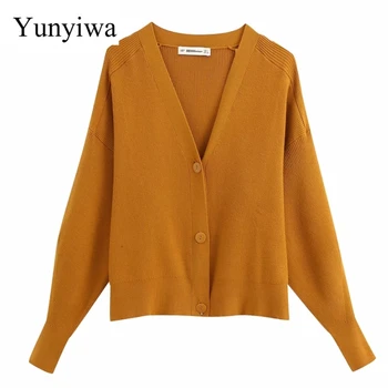 2020 New Women Elegant V Neck Solid Color Cardigan Sweaters Long Sleeve Female Button Casual Slim Leisure Chic Outwear Tops
2020 New Women Elegant V Neck Solid Color Cardigan Sweaters Long Sleeve Female Button Casual Slim Leisure Chic Outwear Tops