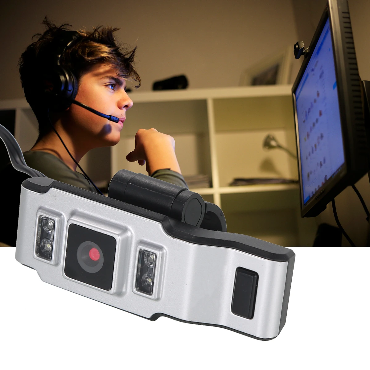 SOONHUA Webcam Web Camera Plug-N-Play Laptop Webcams Computer USB Web Cameras 480P 120fps CMOS 4pcs LED For Night Vision Viewing
SOONHUA Webcam Web Camera Plug-N-Play Laptop Webcams Computer USB Web Cameras 480P 120fps CMOS 4pcs LED For Night Vision Viewing