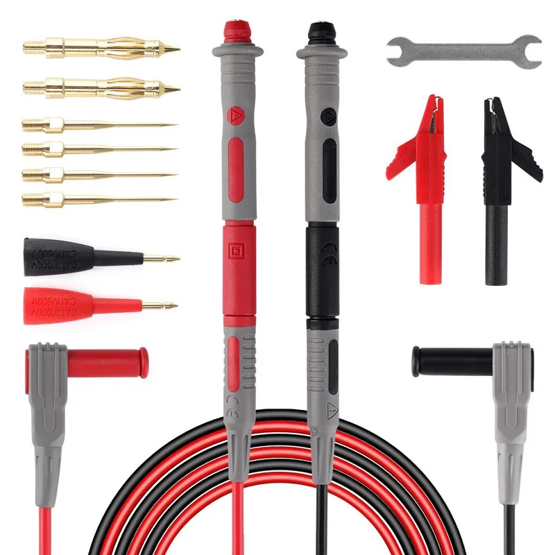 QHTITEC Digital Multimeter Test Leads Set Car Inspection Tool Professional Replaceable Multifunction Multimeter Probe Test Wire
QHTITEC Digital Multimeter Test Leads Set Car Inspection Tool Professional Replaceable Multifunction Multimeter Probe Test Wire