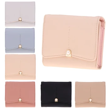 Womens Girls Trifold PU Leather Mini Wallet Coin Purse Card Holder Cash Bag 
Womens Girls Trifold PU Leather Mini Wallet Coin Purse Card Holder Cash Bag