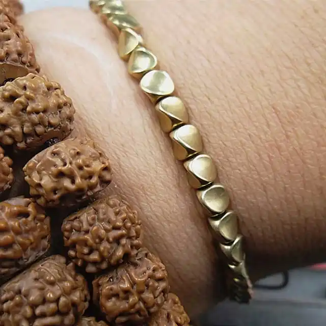 Perles torsadées en laiton doré, accessoires en métal pour bricolage, 50 pièces, NBB531 2