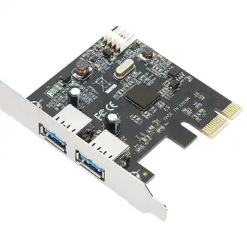 USB3.0 Expansion Card 2-Port 5Gbps Speed PCIE Board Computer High-Speed Conversion Adapters
USB3.0 Expansion Card 2-Port 5Gbps Speed PCIE Board Computer High-Speed Conversion Adapters