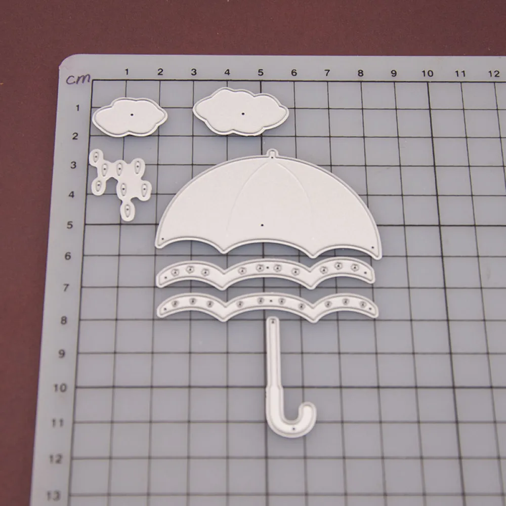 Umbrella Rain Cloud Metal Cutting Dies Stencils for DIY Scrapbooking Paper Album Card Craft Embossing Dies
Umbrella Rain Cloud Metal Cutting Dies Stencils for DIY Scrapbooking Paper Album Card Craft Embossing Dies