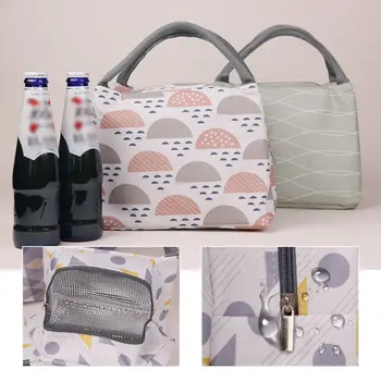 Portable Lunch Box Bag Picnic Insulation Bag Oxford Cloth Insulation Cold Insulation Lunch Bag Waterproof Geometric Printing^ 
Portable Lunch Box Bag Picnic Insulation Bag Oxford Cloth Insulation Cold Insulation Lunch Bag Waterproof Geometric Printing^