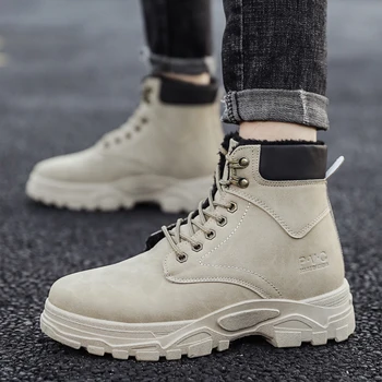 Men Warm Fur Snow Martin Boots PU Upper Winter Shoes Male Ankle Work Boot Winter Adult Mens Comfortable Footwear Tooling Booties 
Men Warm Fur Snow Martin Boots PU Upper Winter Shoes Male Ankle Work Boot Winter Adult Mens Comfortable Footwear Tooling Booties