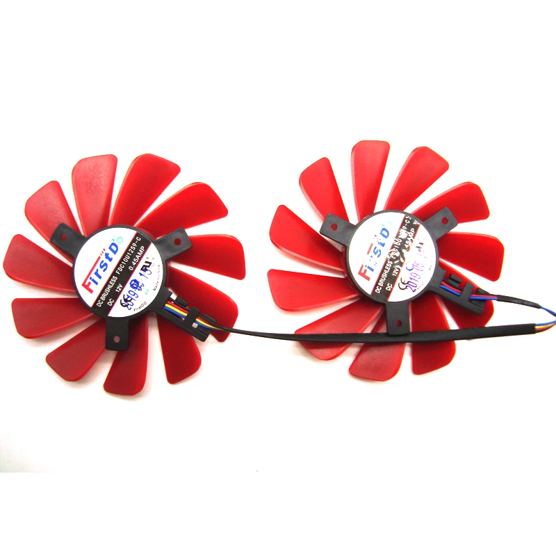 Cooler Fan FirstD 85 мм сменный вентилятор для видеокарты XFX RX 560D 570 580 Vga бесплатная