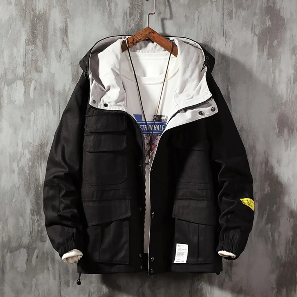 New Style For Fashion Jacket Men In Autumn Winter Chamarra Hombre Large-Size Pure-Color Cap Coat Jaqueta Masculino Veste Homme
New Style For Fashion Jacket Men In Autumn Winter Chamarra Hombre Large-Size Pure-Color Cap Coat Jaqueta Masculino Veste Homme