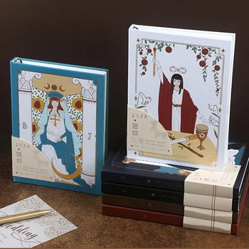 New Design Star and Moon Tarot Style Paper Notebook Hand Ledger Sketchbook Journal Weekly Planner Bullet School Office Supplies
New Design Star and Moon Tarot Style Paper Notebook Hand Ledger Sketchbook Journal Weekly Planner Bullet School Office Supplies