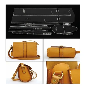 Acrylic Template Pattern for Lovely Shoulder Bag Soft Leather Craft Pattern DIY Simple Style Bag Stencil Sewing Pattern 
Acrylic Template Pattern for Lovely Shoulder Bag Soft Leather Craft Pattern DIY Simple Style Bag Stencil Sewing Pattern