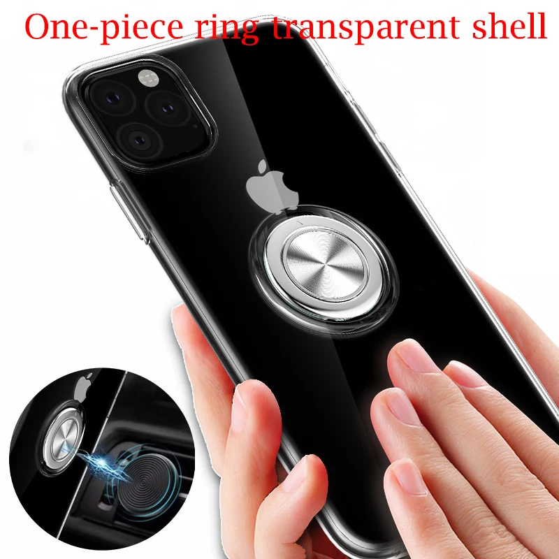 For iPhone 11 Pro Max 11Pro Case Transparent Phone Metal Elastic Ring Anti-fall Cover For iPhone 2019 11 Pro Max Funda Caphina
For iPhone 11 Pro Max 11Pro Case Transparent Phone Metal Elastic Ring Anti-fall Cover For iPhone 2019 11 Pro Max Funda Caphina