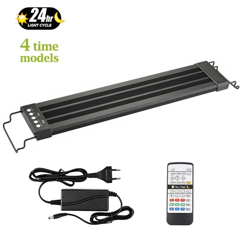Full Spectrum Lamp For Aquarium Fishing LED Lighting 24/7 Hour Automated with Controller RGB Fish Tank Light 110V-220V 80-150cm
Full Spectrum Lamp For Aquarium Fishing LED Lighting 24/7 Hour Automated with Controller RGB Fish Tank Light 110V-220V 80-150cm