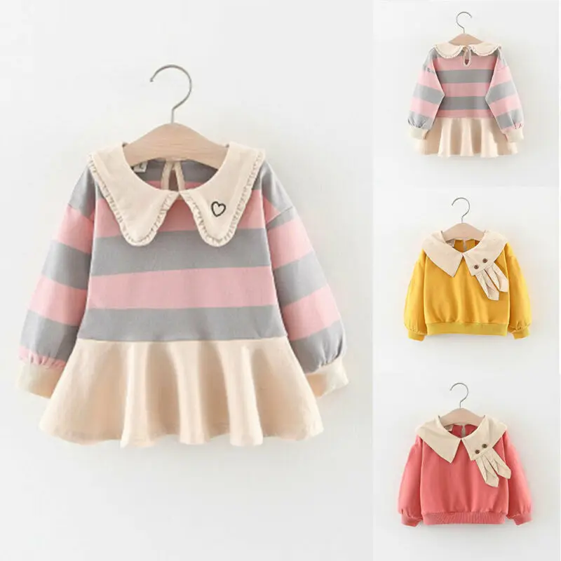 Baby Girl Sweatshirts 2019 Newborn Baby Girls Kids Cartoon Tops Dress Autumn Winter Outfits Cotton Clothes
Baby Girl Sweatshirts 2019 Newborn Baby Girls Kids Cartoon Tops Dress Autumn Winter Outfits Cotton Clothes