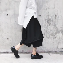 Gothic Shorts Japanese Pants Men Bermuda Shorts Loose Black Wide Leg Trousers Harajuku Streetwear Samurai Style Loose
Gothic Shorts Japanese Pants Men Bermuda Shorts Loose Black Wide Leg Trousers Harajuku Streetwear Samurai Style Loose