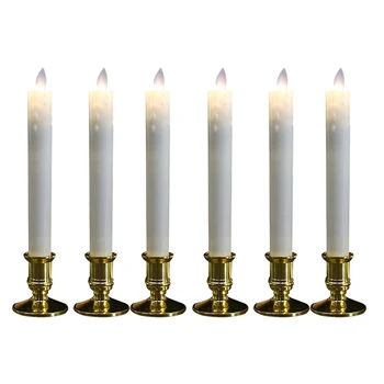Remote Control Candles Flickering Candles Real Wax Candles LED Window Taper Candles With Timer Battery Operated Automatic Timer
Remote Control Candles Flickering Candles Real Wax Candles LED Window Taper Candles With Timer Battery Operated Automatic Timer
