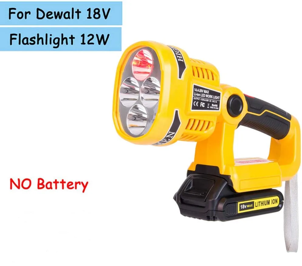 Портативный светодиодный рабочий светильник для Dewalt, 18 в, 20 в, макс., батарея DCB140, DCB200, USB-вспышка для уличных инструментов (без батареи, без зарядного устройства)
Портативный светодиодный рабочий светильник для Dewalt, 18 в, 20 в, макс., батарея DCB140, DCB200, USB-вспышка для уличных инструментов (без батареи, без зарядного устройства)