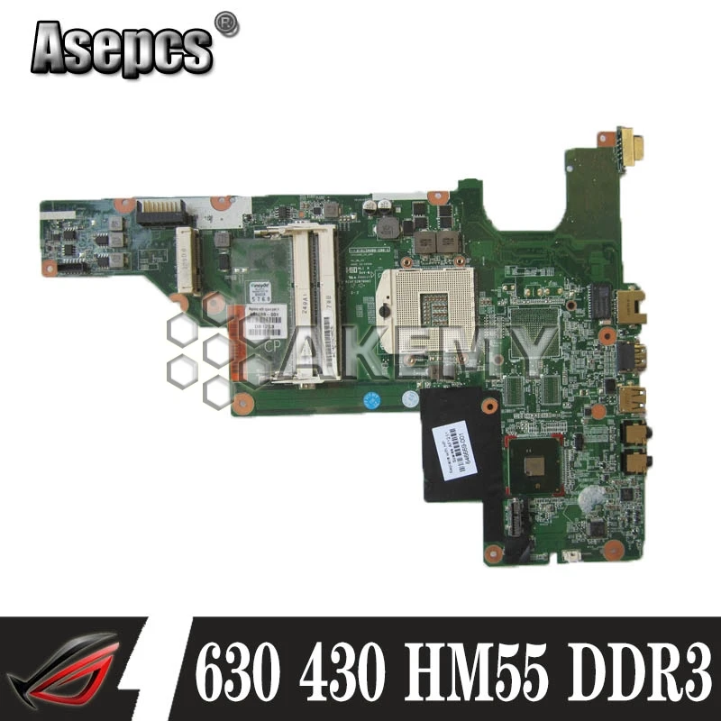646669-001! Бесплатная доставка Материнская плата для ноутбука подходит For HP 630 430 HM55 DDR3