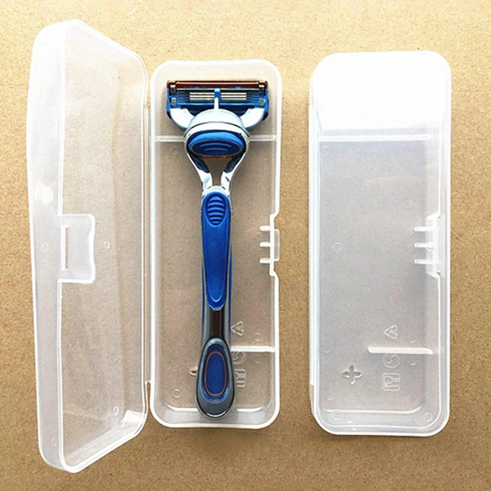New 1Pc Portable Travel Men's Razor Case Plastic Razor Blades Storage Box Shaving Machine Container Holder Shaver Box
New 1Pc Portable Travel Men's Razor Case Plastic Razor Blades Storage Box Shaving Machine Container Holder Shaver Box