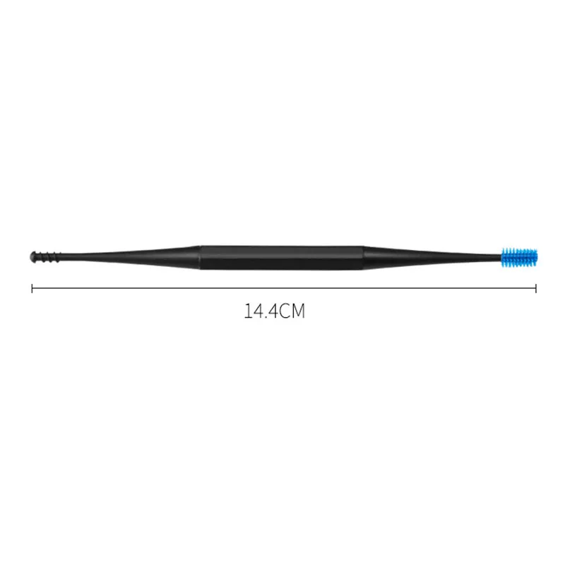 Description Picture 6 of itemSilicone Ear Pick Double Head Earpick Ear Clean Tool Double-ended Earpick Ear Wax Curette Remover Ear Clean Spoon Spiral Design