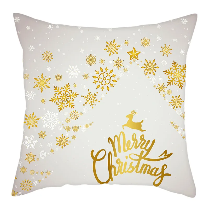 Nanacoba Christmas Cushion Cover Bell Snowflake Pillow Cover Happy New Year 2019 Short plush for Home Sofa Decorative Gift
Nanacoba Christmas Cushion Cover Bell Snowflake Pillow Cover Happy New Year 2019 Short plush for Home Sofa Decorative Gift