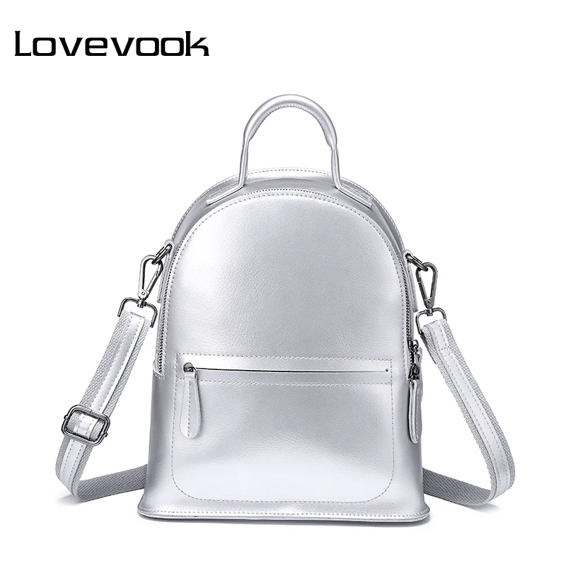 Женский лакированный рюкзак Lovevook кожаная сумка через плечо с короткими ручками