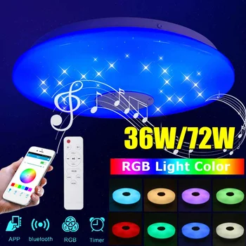 36W/72W 330mm RGB LED Ceiling Lights Modern Music Lamp APP bluetooth Music Bedroom Lamps Smart Ceiling Lamp +Remote Control
36W/72W 330mm RGB LED Ceiling Lights Modern Music Lamp APP bluetooth Music Bedroom Lamps Smart Ceiling Lamp +Remote Control