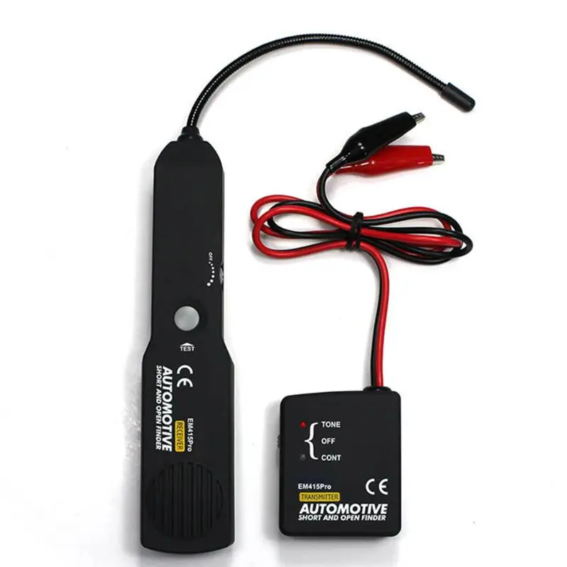EM415 Automobile Open Circuit Short-circuit Detector Line Finder Instant Car Circuit Scanner Auto Repair Reader Scanning Repair
EM415 Automobile Open Circuit Short-circuit Detector Line Finder Instant Car Circuit Scanner Auto Repair Reader Scanning Repair