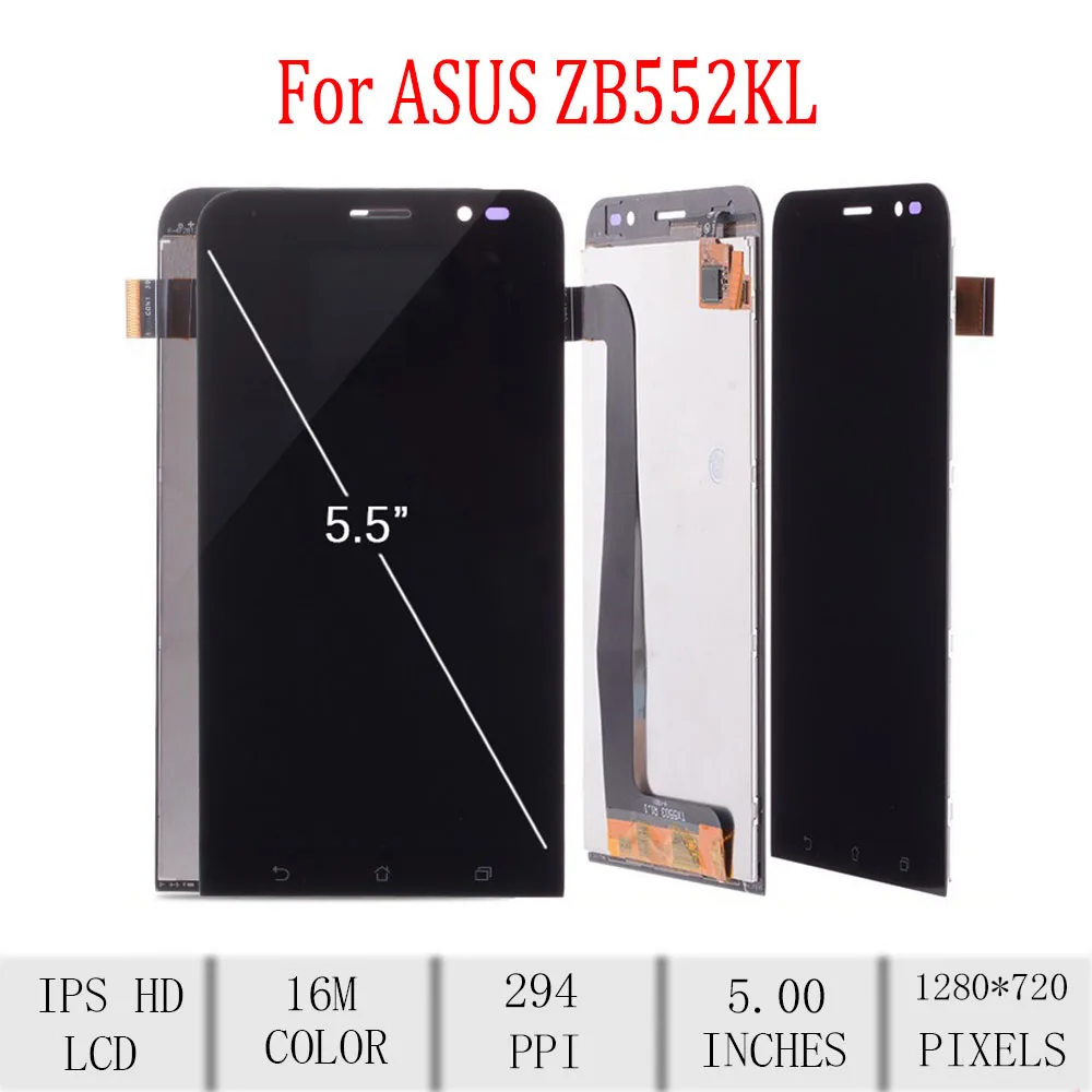 Original For ASUS Zenfone GO ZB552KL X007D LCD Display Touch Screen Digitizer Assembly For Asus ZB552KL Display with Frame 5.0"
Original For ASUS Zenfone GO ZB552KL X007D LCD Display Touch Screen Digitizer Assembly For Asus ZB552KL Display with Frame 5.0"