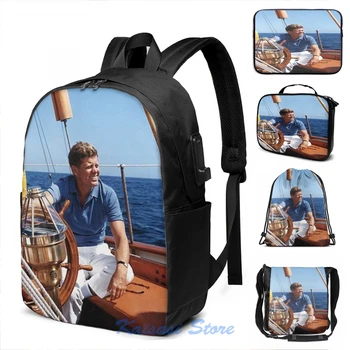 Funny Graphic print JFK(2) USB Charge Backpack men School bags Women bag Travel laptop bag
Funny Graphic print JFK(2) USB Charge Backpack men School bags Women bag Travel laptop bag