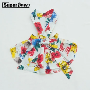 

Fashion Pet Dog Bowknot Dress Summer Clothes For Small Dogs Puppy French Bulldog Chihuahua Schnauzer Yorkie Pug Clothing FHC05