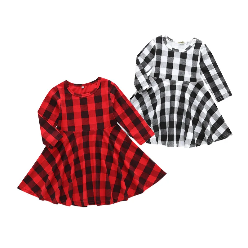 2019 New Style Children Casual Dress Girls Hot Batch of Autumn Clothing Long Sleeve Red Plaid Crew Neck One Piece Even Foreign T
2019 New Style Children Casual Dress Girls Hot Batch of Autumn Clothing Long Sleeve Red Plaid Crew Neck One Piece Even Foreign T