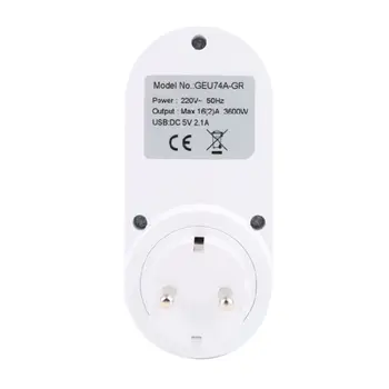 EU Plug Countdown Timer Socket Smart Control Dual USB Ports 180° Rotation 8 Hour L69A
EU Plug Countdown Timer Socket Smart Control Dual USB Ports 180° Rotation 8 Hour L69A