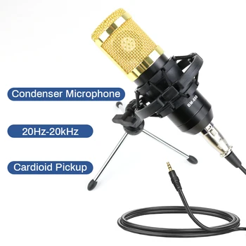 Profession bm 800 Condenser Microphone Kits bm800 Microphone for Computer ,karaoke Studio Recording bm 900 Mic with Tripod Stand
Profession bm 800 Condenser Microphone Kits bm800 Microphone for Computer ,karaoke Studio Recording bm 900 Mic with Tripod Stand
