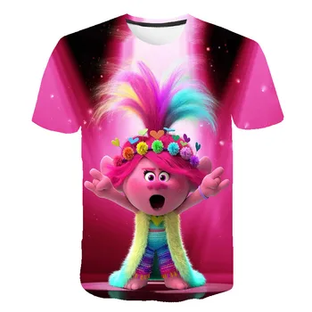 Kids Trolls T-shirt movie Troll World Tour print funny 3D boys girl clothes 4-14 years 2020 summer fairy elf girl clothes 2020 
Kids Trolls T-shirt movie Troll World Tour print funny 3D boys girl clothes 4-14 years 2020 summer fairy elf girl clothes 2020